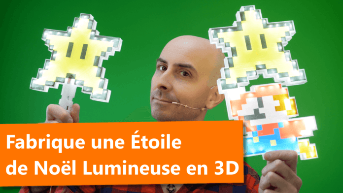 Etoile Noel 3d DIY led Etoile Noel 3d DIY led